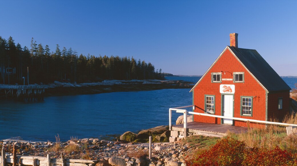 Lobster House in Autumn, Stonington, Maine