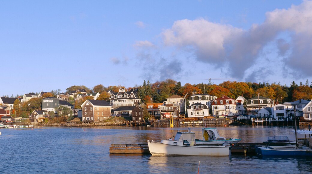 Lobster Village in Autumn, Stonington, Maine