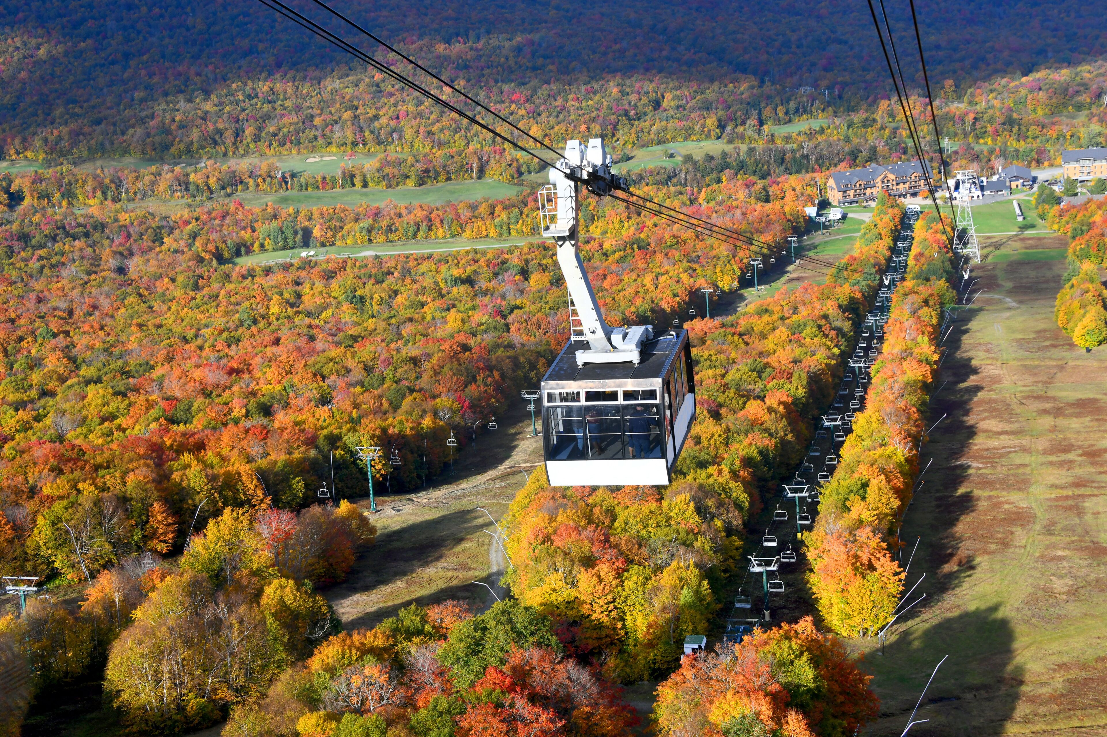 Autumn Viewing From Jay Peak Tram