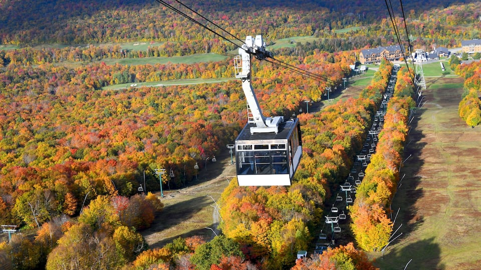 Autumn Viewing From Jay Peak Tram