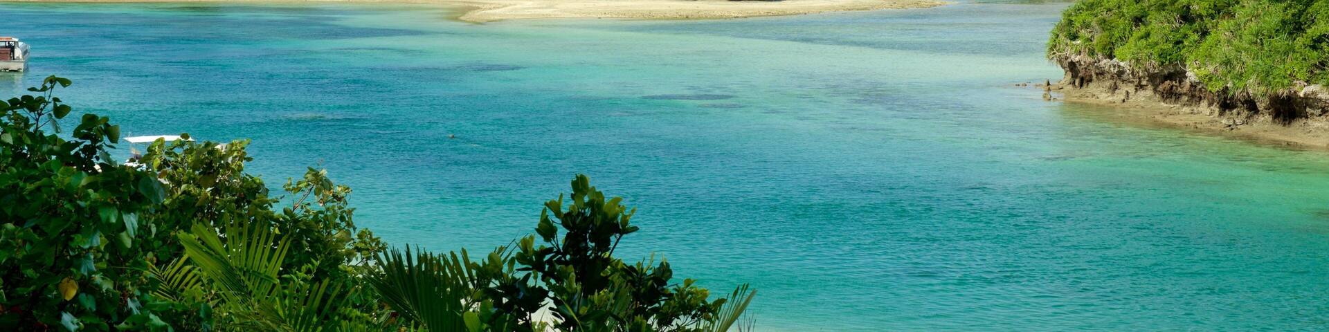 Ishigaki which includes general coastal views and island views