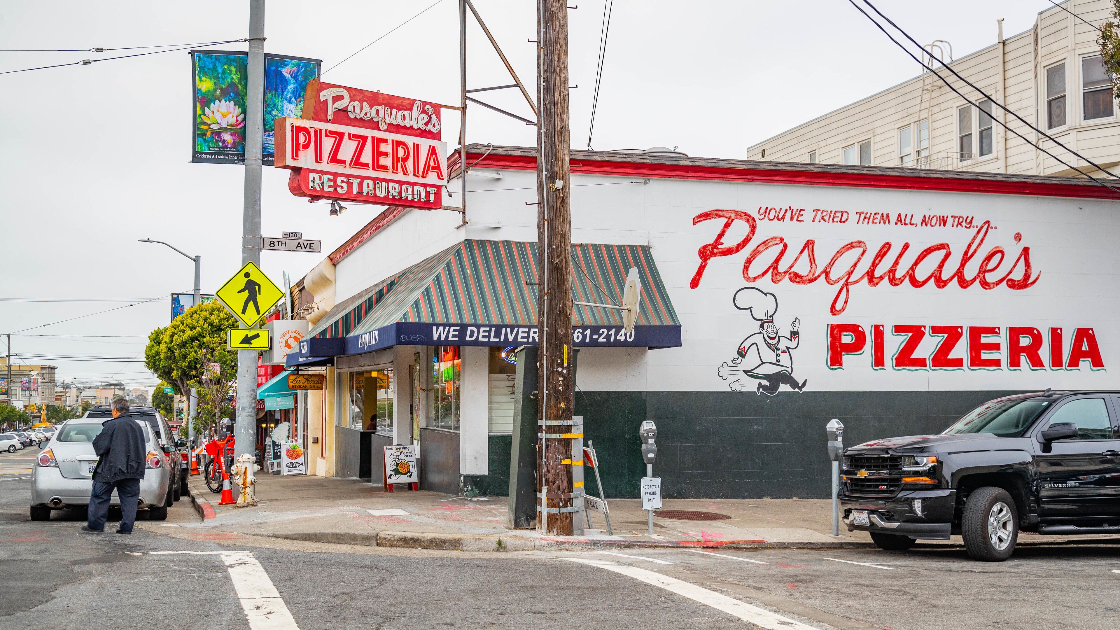 Sunset District showing signage