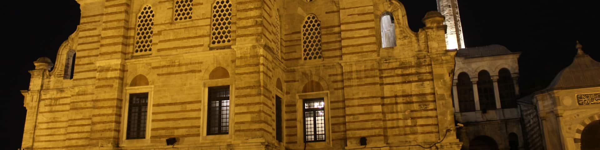 Mosque in Istanbul by night