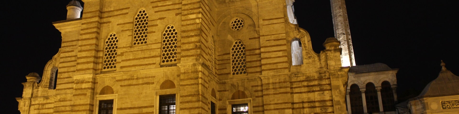 Mosque in Istanbul by night