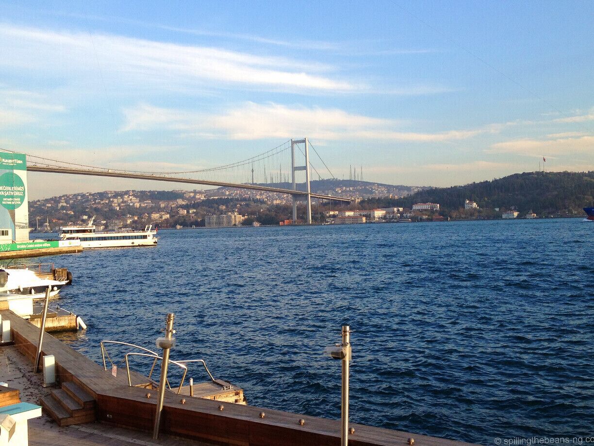 Istanbul is one of my favorite cities. There is something about it that leaves an impression. In this shot is the Bosphorus Bridge, which connects Europe and Asia. It's so cool how one city sits on two continents. 
#waterlust #istanbul #turkey #blue
