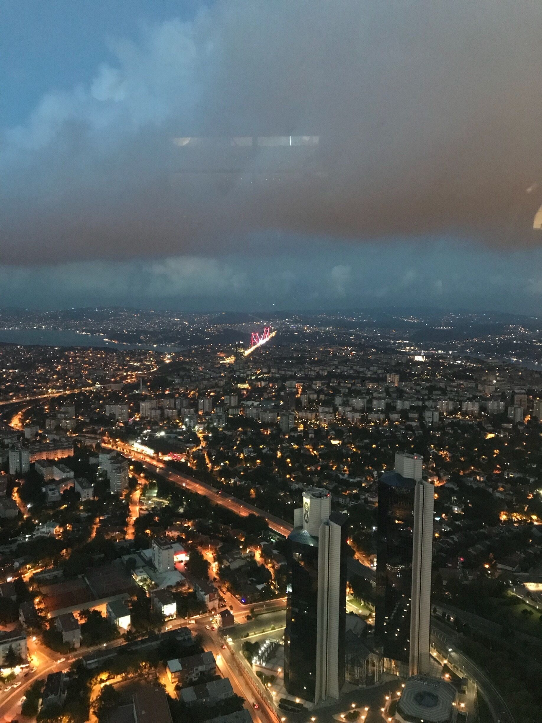 Istanbul from above, looks amazing and beautiful day and night through “Sapphires observation deck”