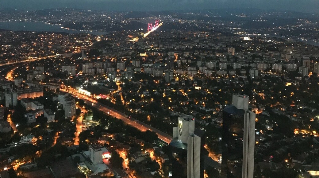 Istanbul from above, looks amazing and beautiful day and night through “Sapphires observation deck”