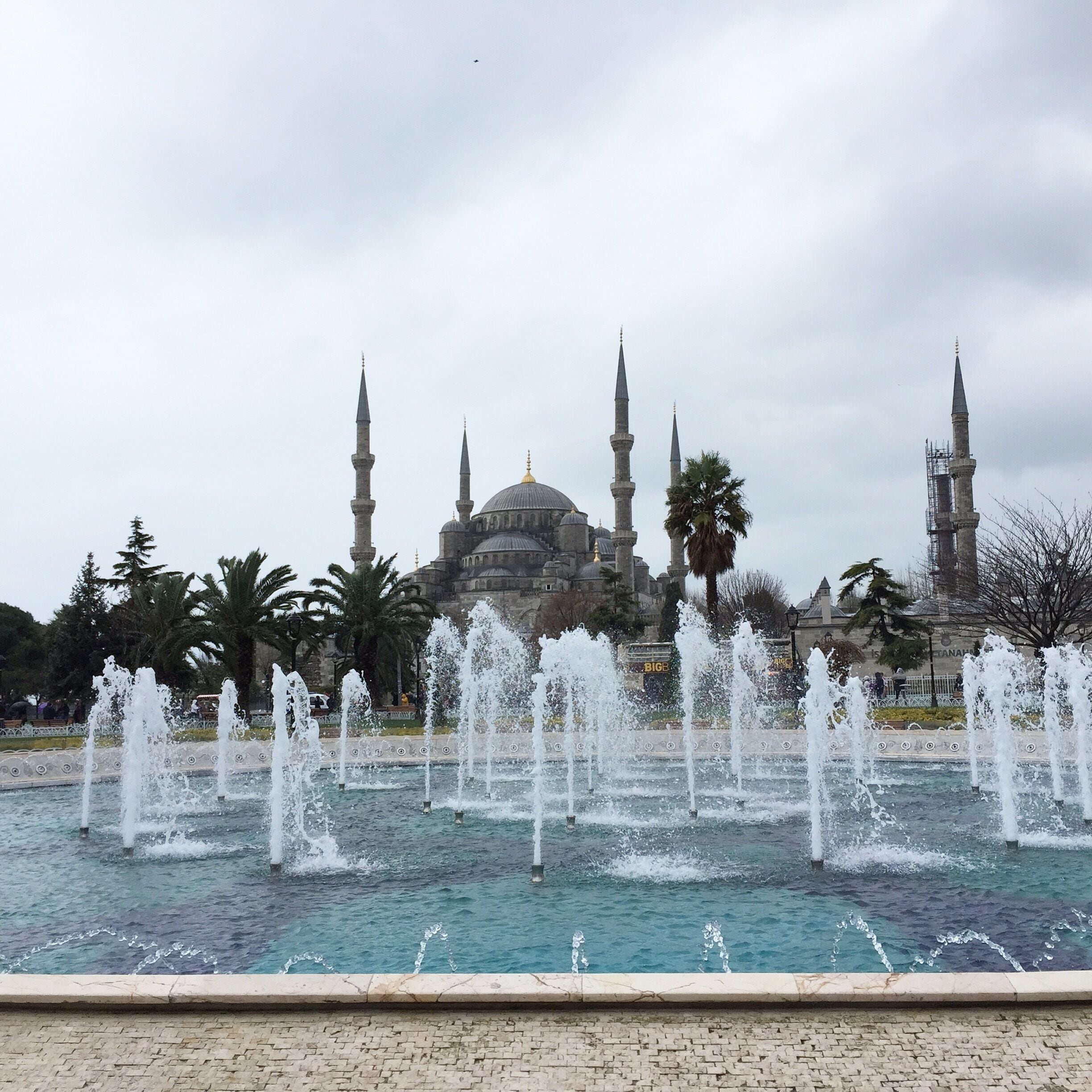 Blue Mosque in Istanbul. January 2015. #waterlust