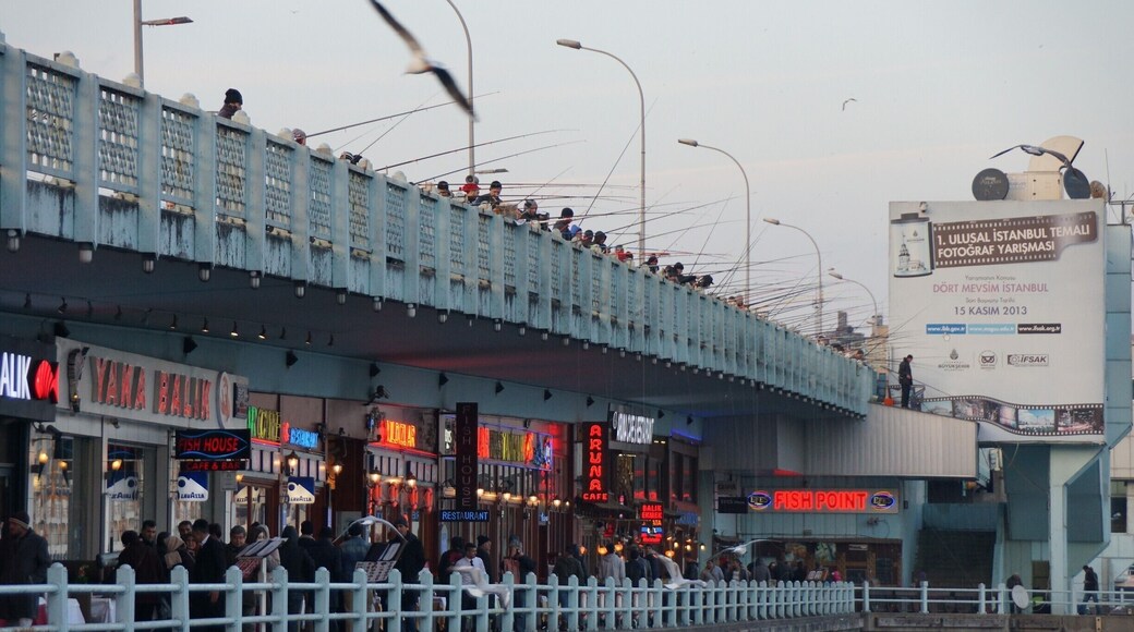 A spot of fishing anyone...? Both sides of the bridge, on the top level only, pretty much all the way across... Interesting walking the lower level and observing.
#blue