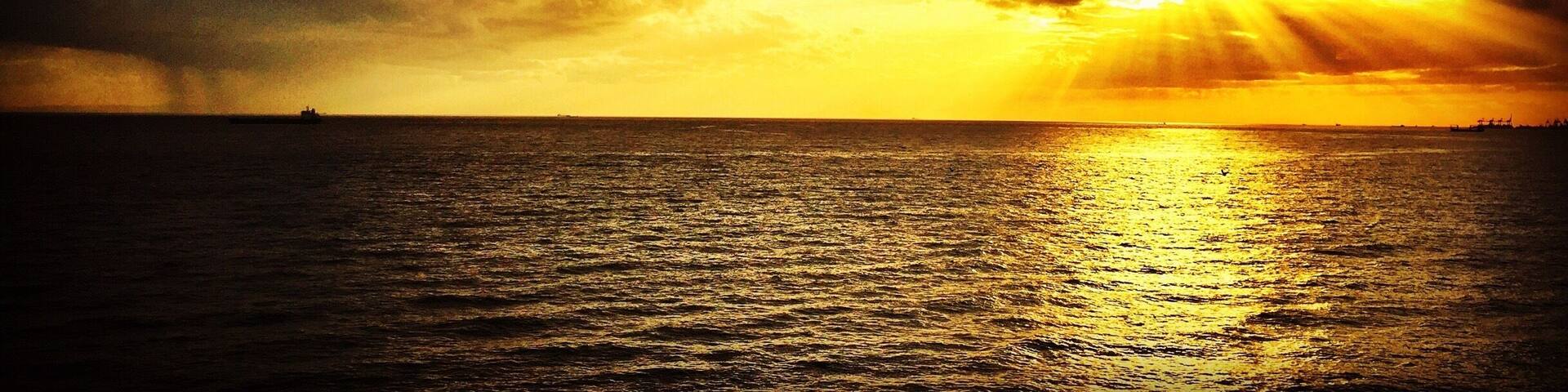 Sunset in #yesilkoy #istanbul #turkey #aquapark