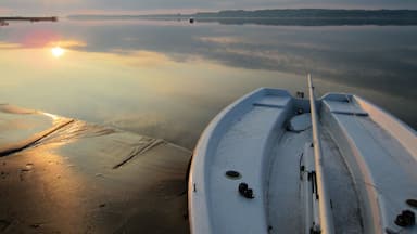Sunrise over Suttons Bay, Lake Michigan