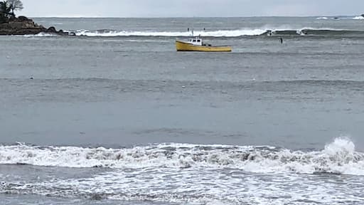 Long paddle out. Nice but crowded surf spot, when the wind is from the north.
