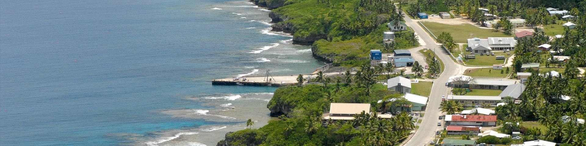 Alofi featuring general coastal views and a coastal town