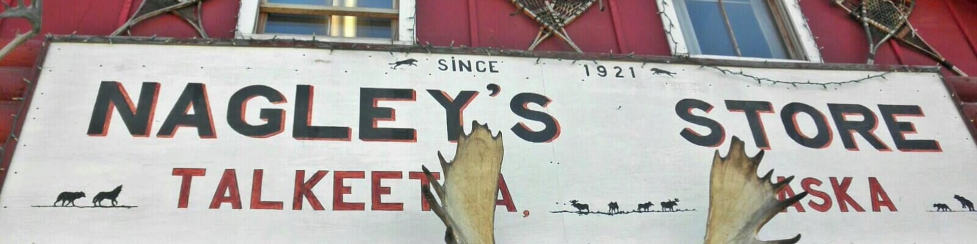 Talkeetna has a mayor named Stubbs...who's a cat. He usually hangs out at this general store in town.
More on www.ajauntwithjoy.com