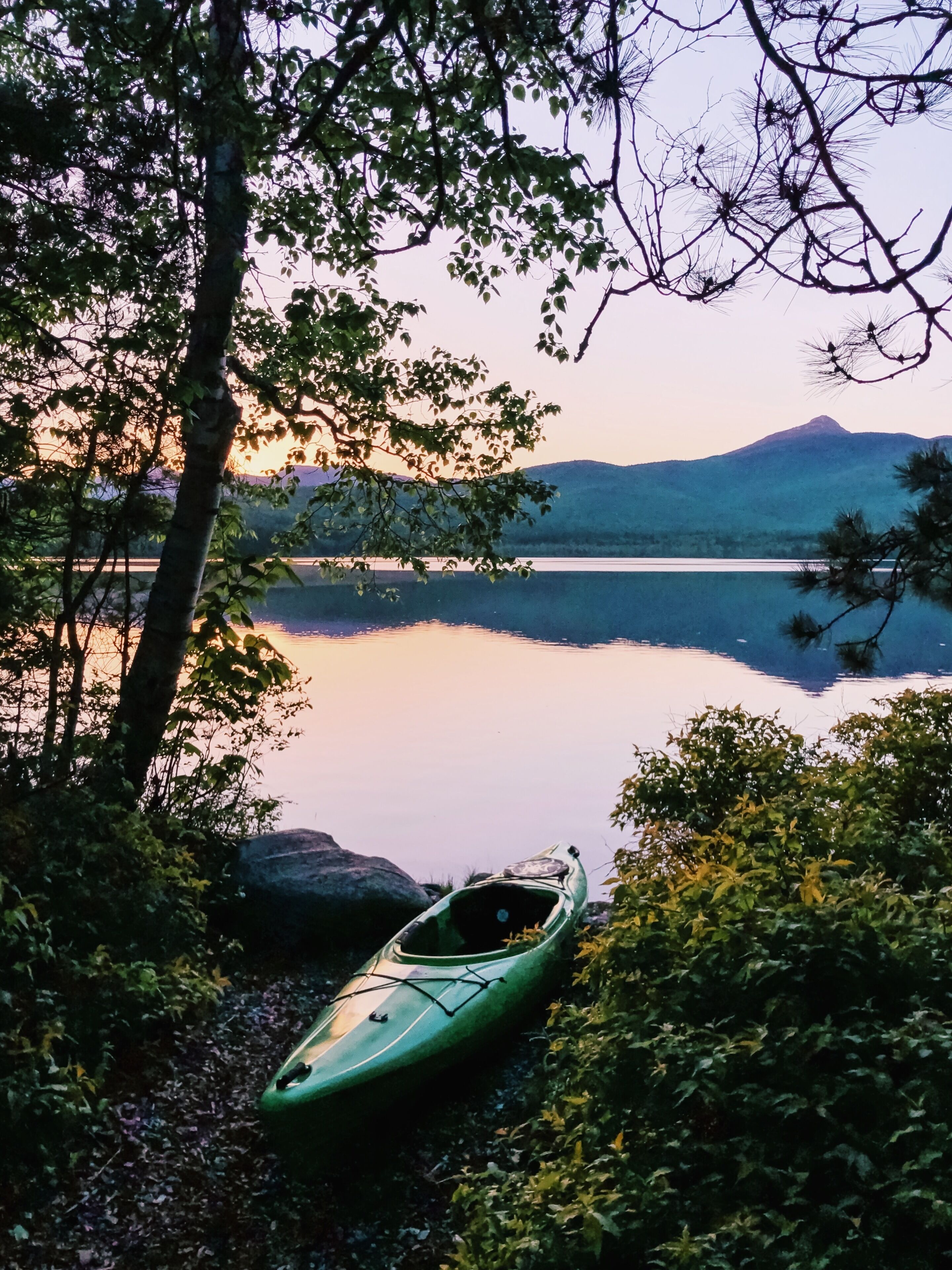 Just another beautiful lake in New Hampshire. It's very calm and peaceful. Perfect place to catch a sunset!