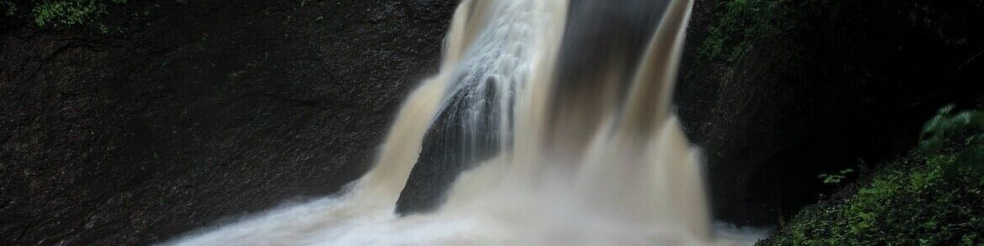 Short Hike in Michigan's UP to find this great waterfall. #River