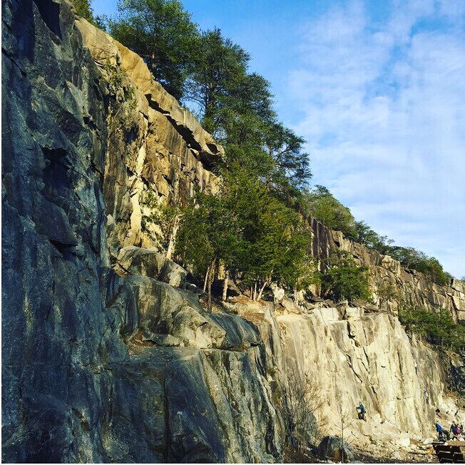 Rocky Face Mountain Recreational Area marks an intersection of several histories an narratives of Appalachia. Located in one of the "border" counties of the region, it is technically in the Piedmont, east of the Blue Ridge escarpment in North Carolina. Originally a quarry site, established in the early part of the 1900s, it has also functioned as agricultural land and a labor site for a (now defunct) prison work camp. In 2012, the site opened to the public as a recreational park with hiking trails and a bolted rock face. The scars of this labor history are still visible, even as its current-day uses celebrate Appalachia as a locus of wild beauty and outdoor adventure. #appalachianechoes