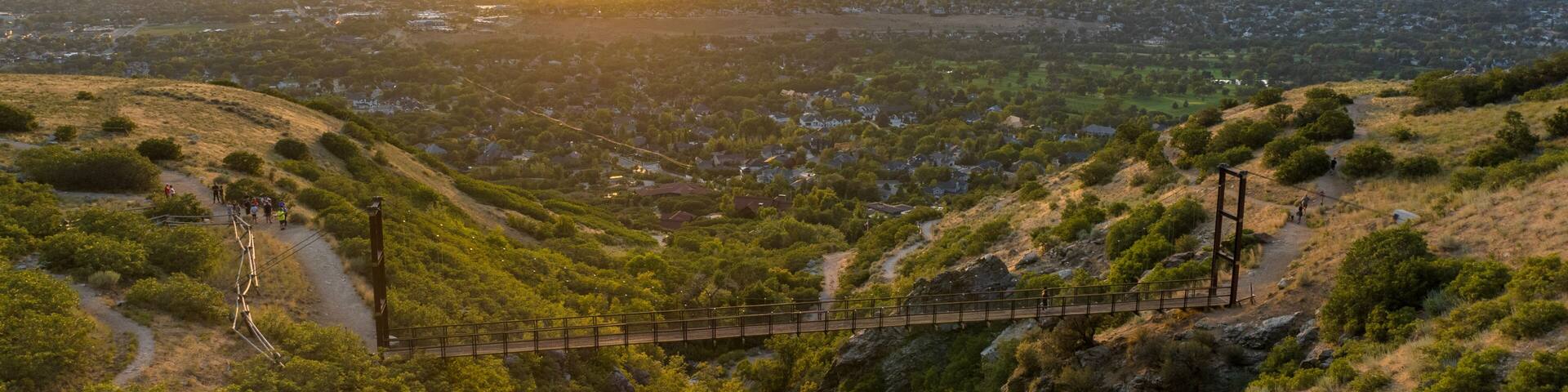 Draper Utah Suspension Hiking Bridge