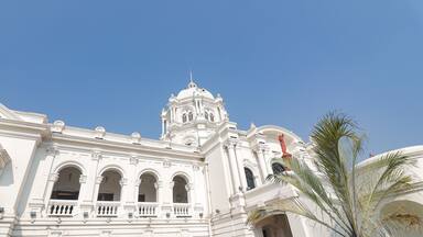Tripura Rajbari ,The ujjayanta palace is a museum and the former palace of the kingdom of tripura situated in agartala, which is now the capital of the Indian state of Tripura
