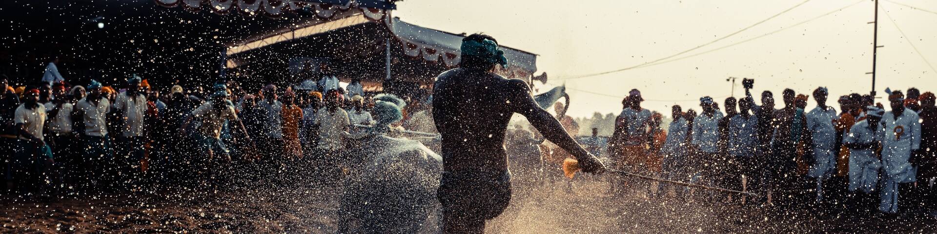 Mangalore, Karnataka, India - 13 Jan 2019: Kambala or Kambla is a rural sport, prominent in districts of Udupi and Mangalore in Karnataka, India.