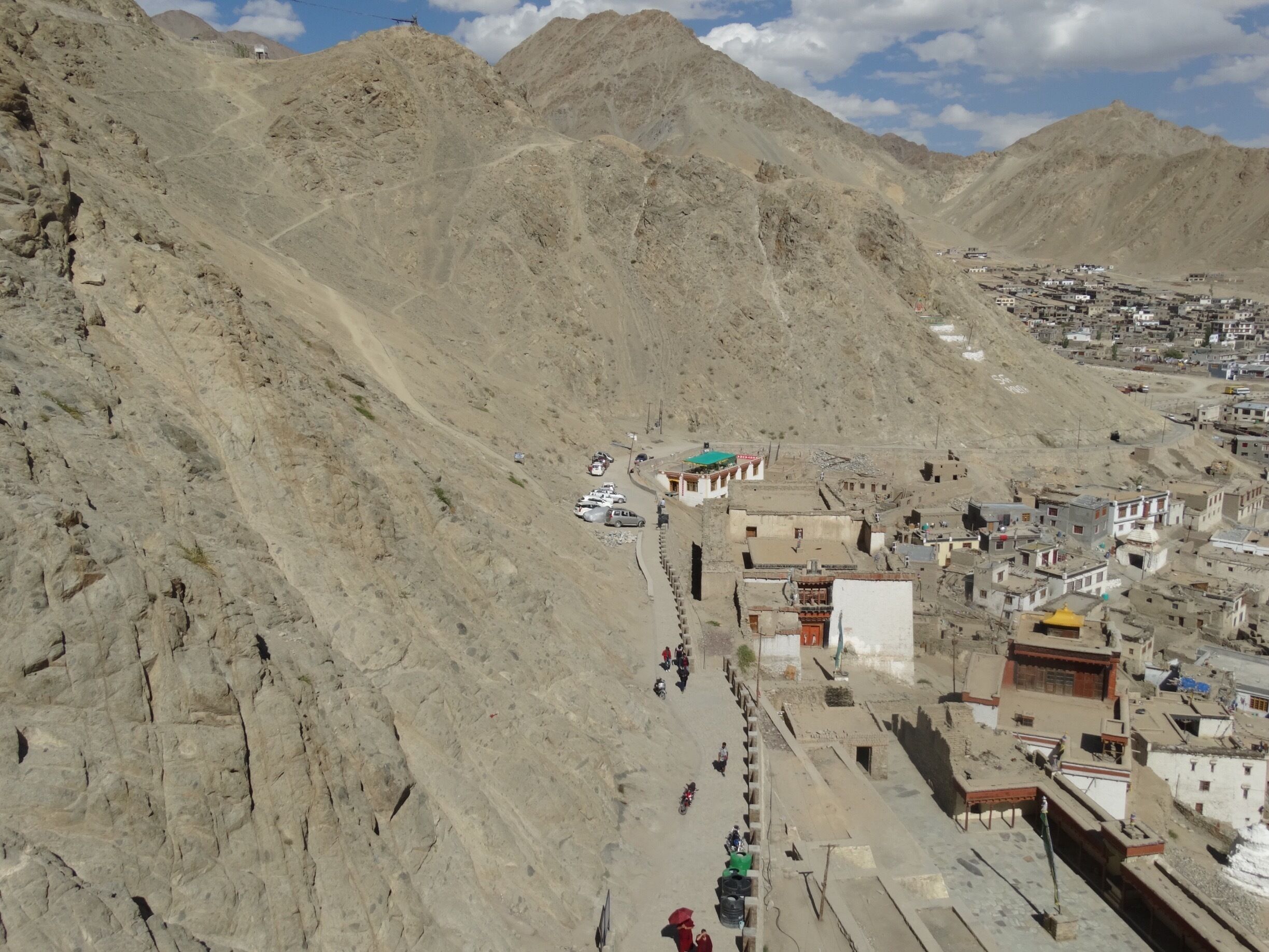 A stupendous sight (of the old city of Leh) to behold from atop of the Leh Palace!