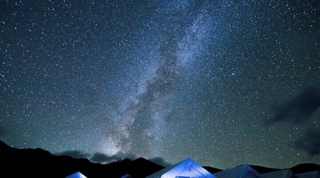 This is a beautiful view from a camp on the banks of Pangong Lake in Leh-Ladakh, India.
Pangong Lake, is an endorheic lake in the Himalayas situated at a height of about 4,350 m
#LifeAtExpedia