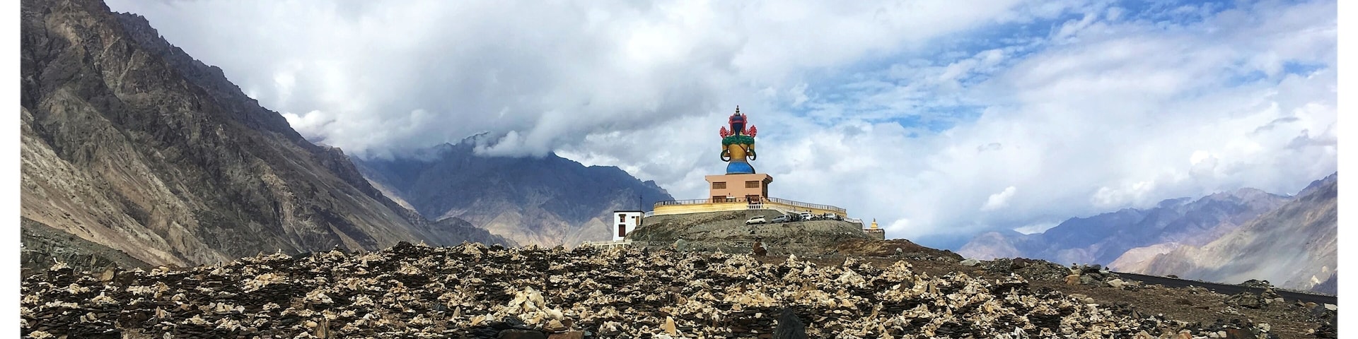 All the stones that you are seeing at the back of #diskitmonastery, are actually the stone stupas ! Which is a symbol of belief and faith  #lifeatexpediagroup