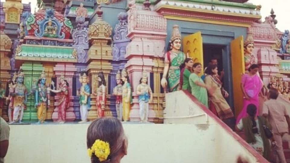 Madurai, Tamil Nadu, India. The temples at Tamil Nadu unlike any others are just as surreal as they are colorful! #madurai #tamilnadu #india #temple #colorful