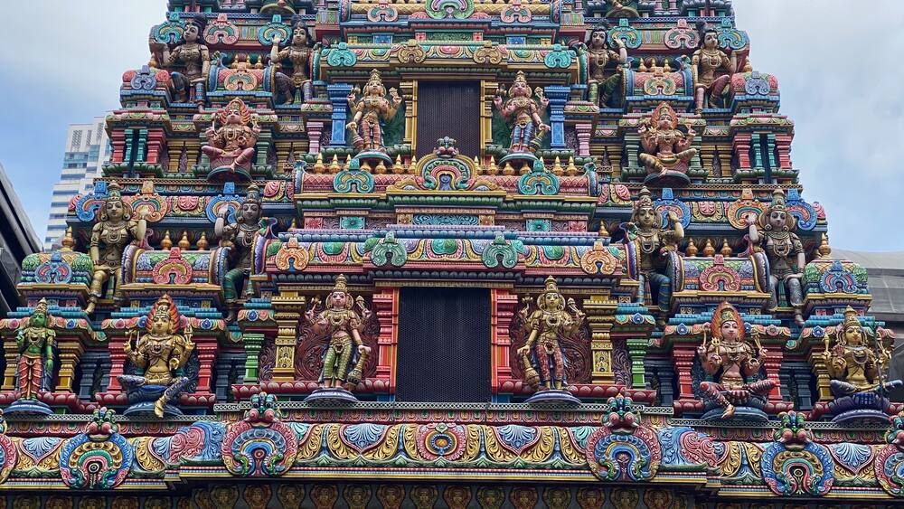 Hindu temple details