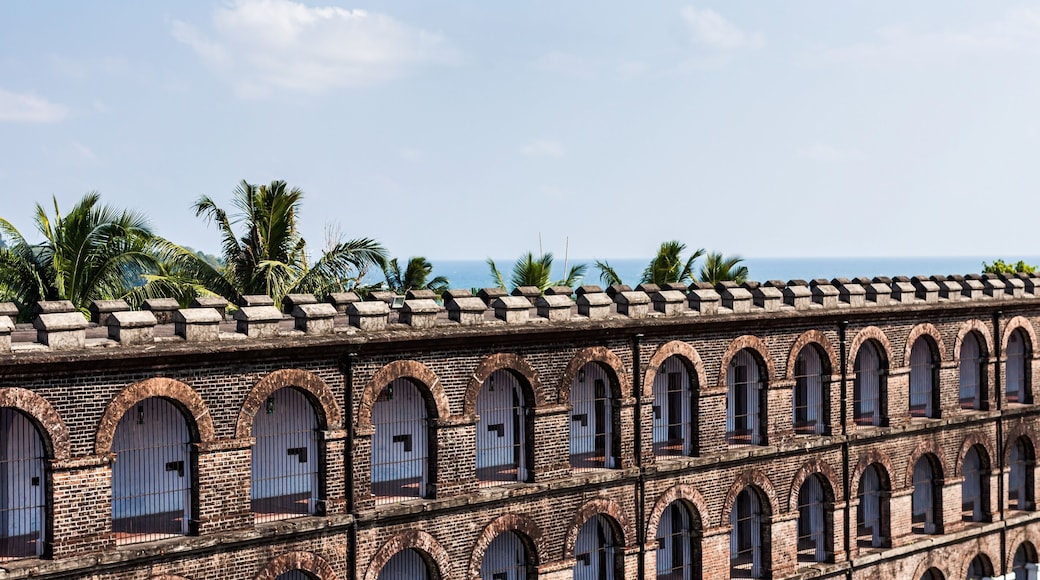 Cells at Cellular Jail, also known as Kala Pani. Colonial prison near Port Blair at Andaman Islands, India.