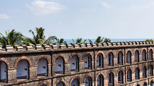 Cells at Cellular Jail, also known as Kala Pani. Colonial prison near Port Blair at Andaman Islands, India.