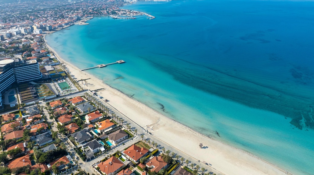 Izmir Cesme Turkey, February 20, 2024, Ilica is a popular tourism center - Swissotel