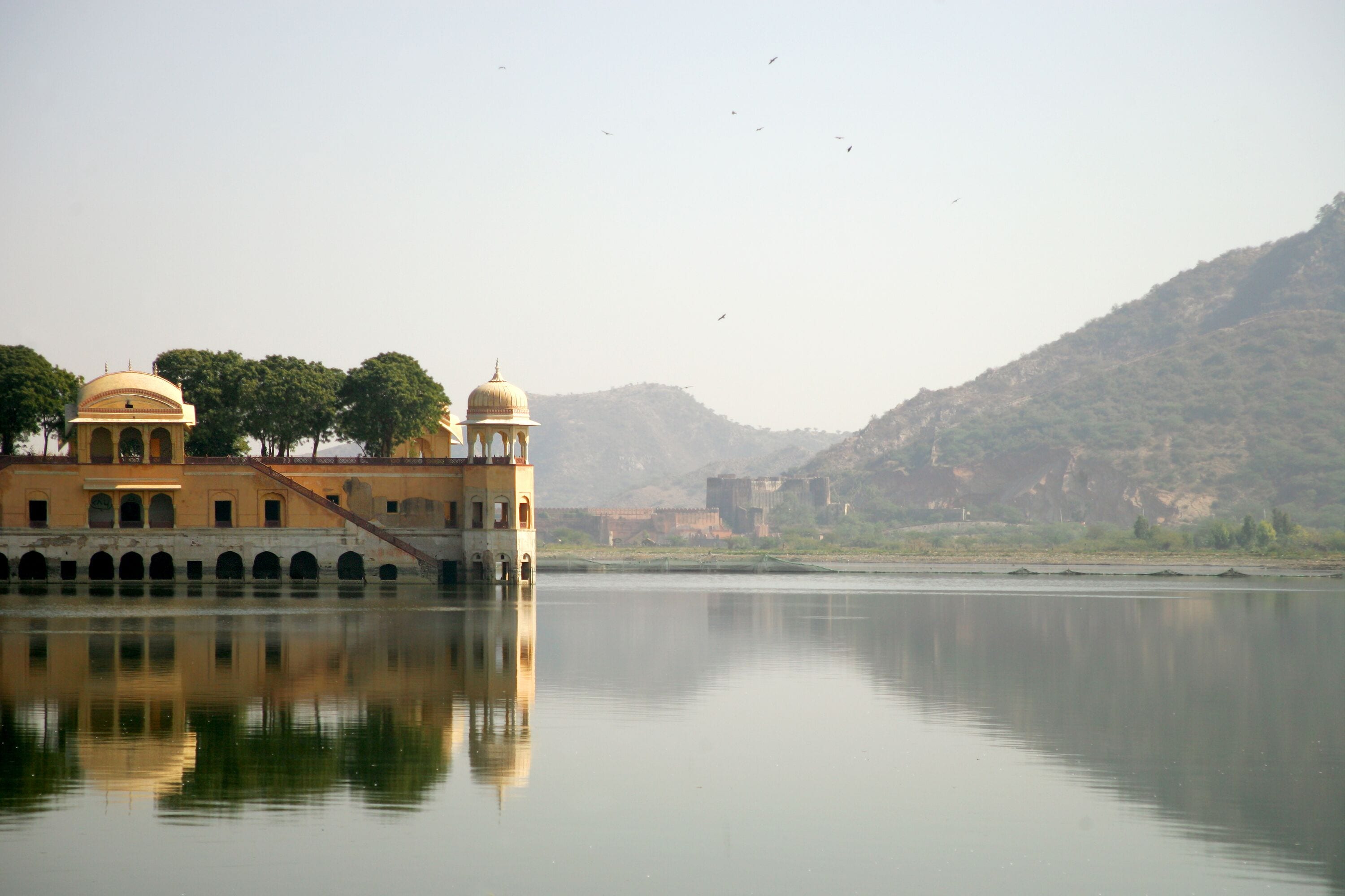 Water palace in Jaipur, Rajasthan, India