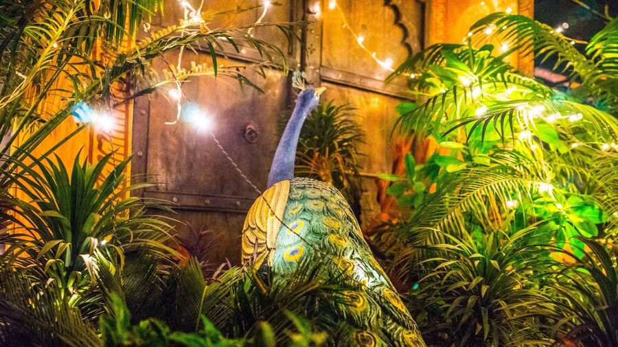 Our last evening in Jaipur was spent at this beautiful rootop restaurant. They also have a small shop where they sell genuine silverware & gemstones