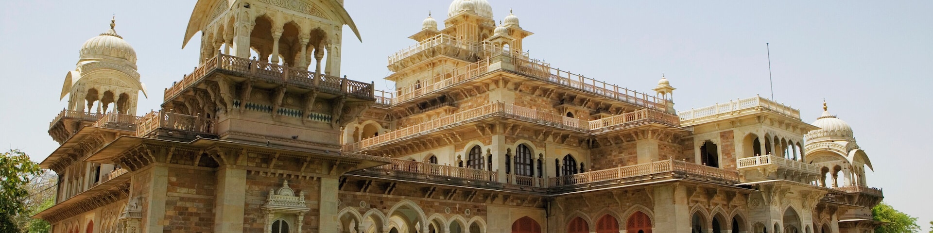 Low angle view of a museum, Government Central Museum, Jaipur, Rajasthan, India