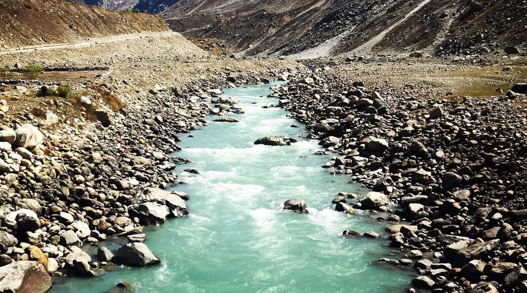From top of a bridge in Spiti Valley.