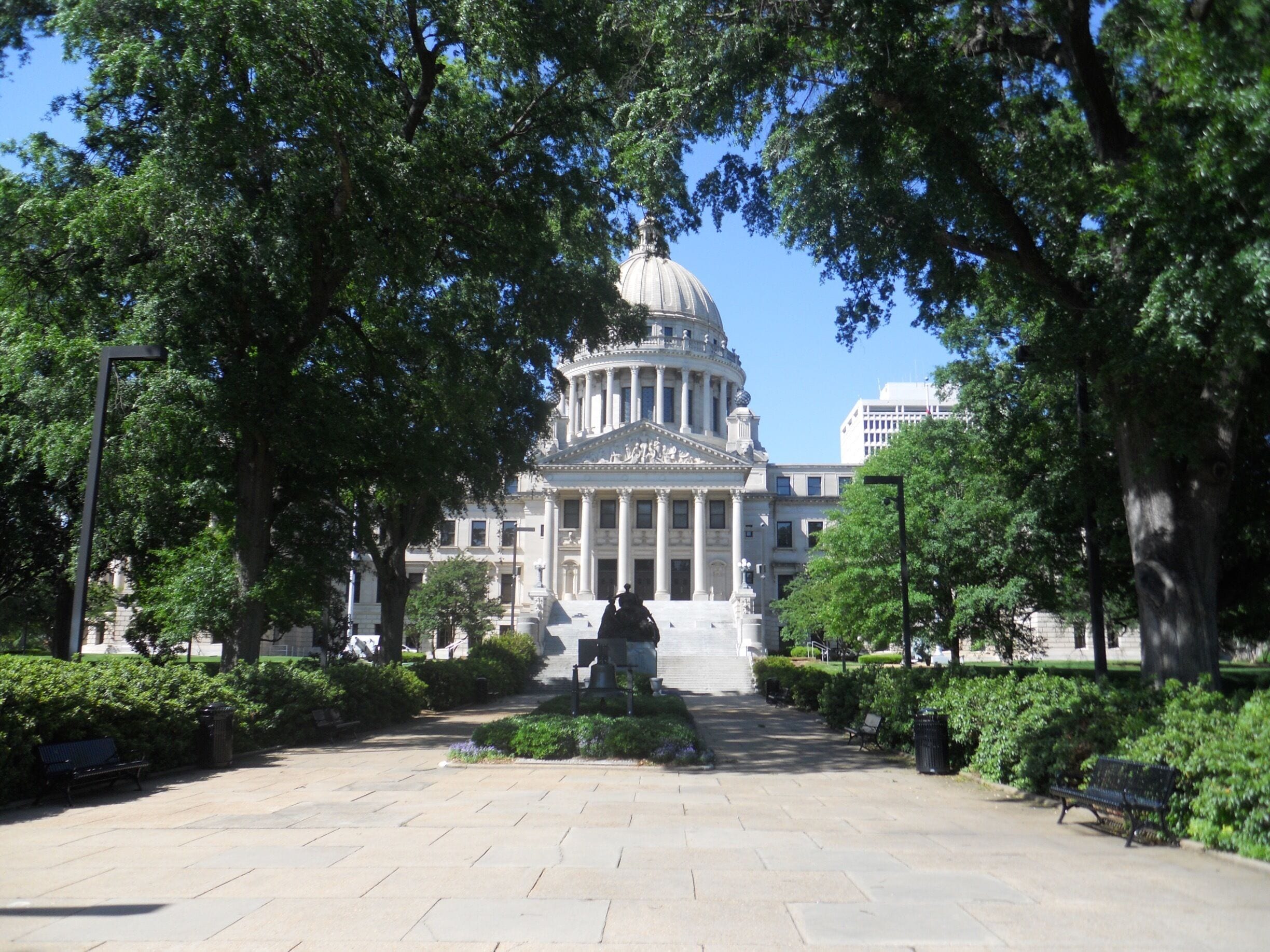 The State Capitol Building in Jackson, Mississippi.