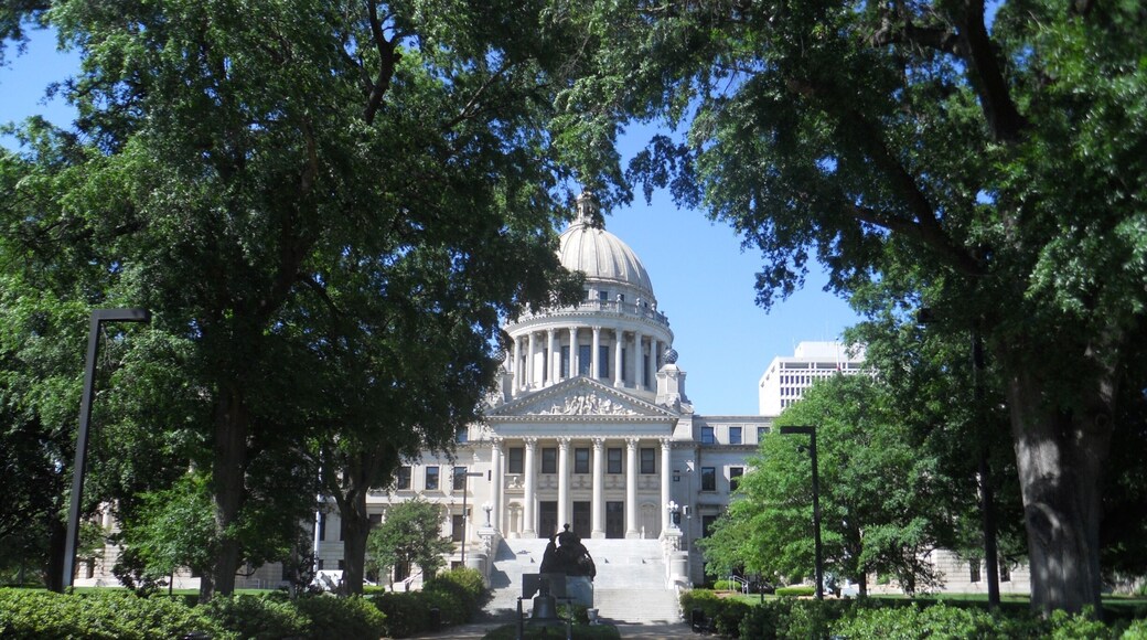 The State Capitol Building in Jackson, Mississippi.