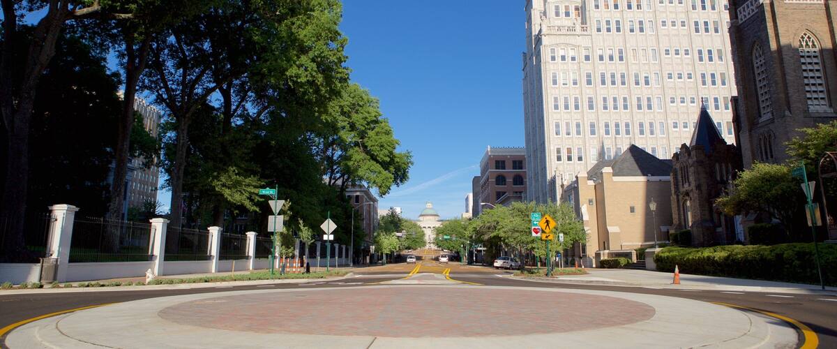 Jackson das einen Straßenszenen und Stadt