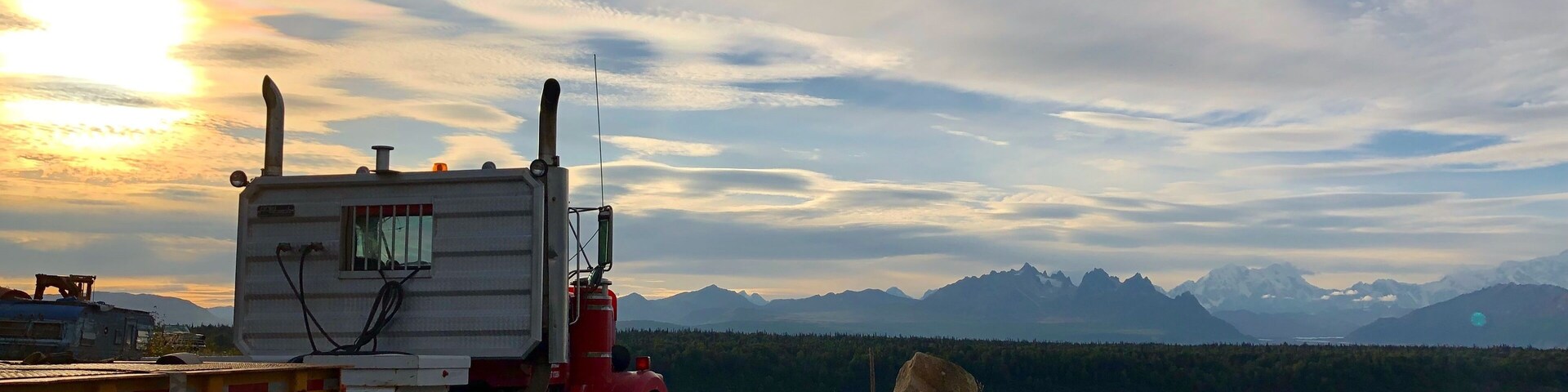 Denali lookout from a mining area. #denaliborough #onthewaytodenali #southalaska