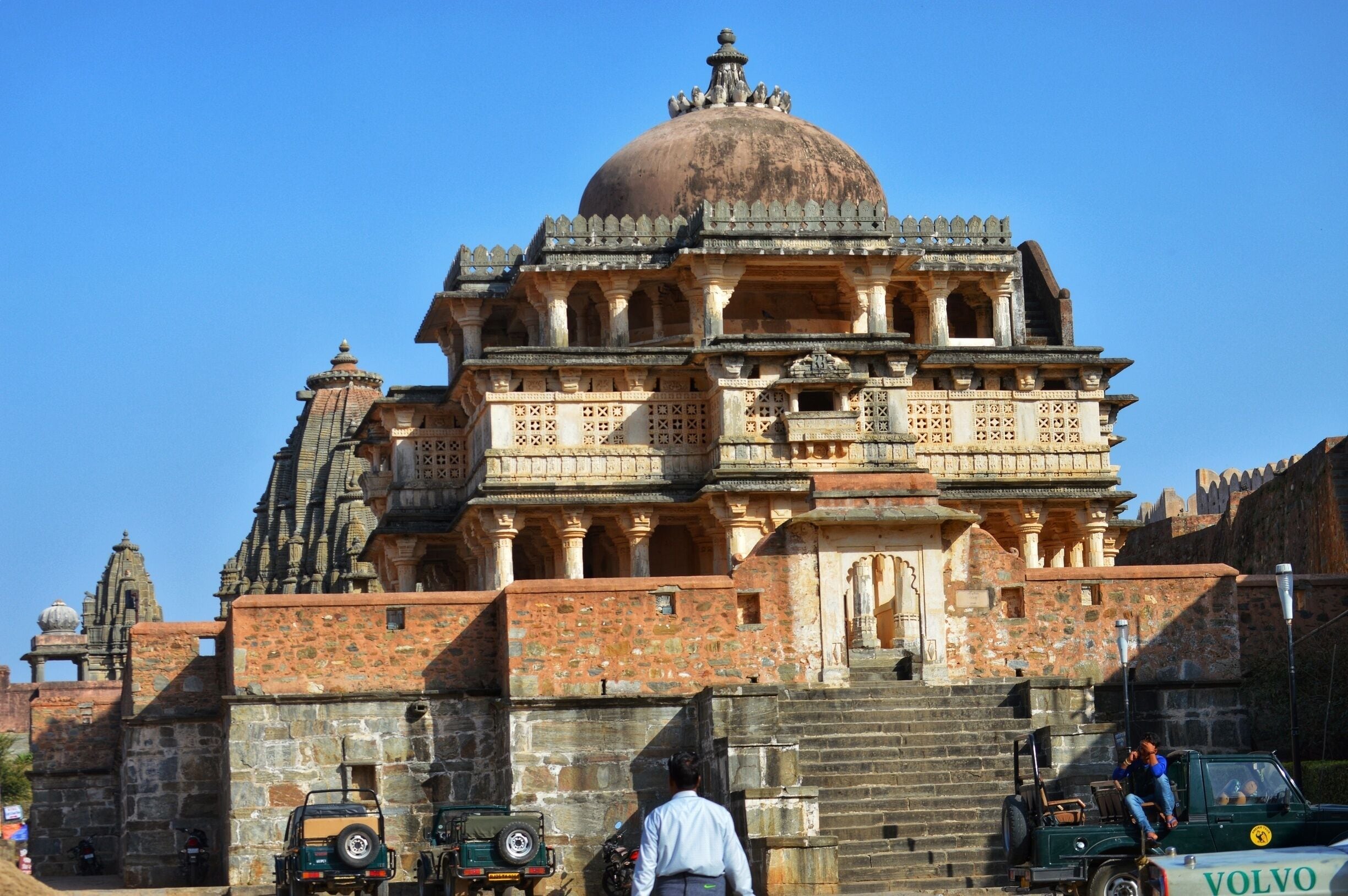 Offers stunning views. Go at the top.