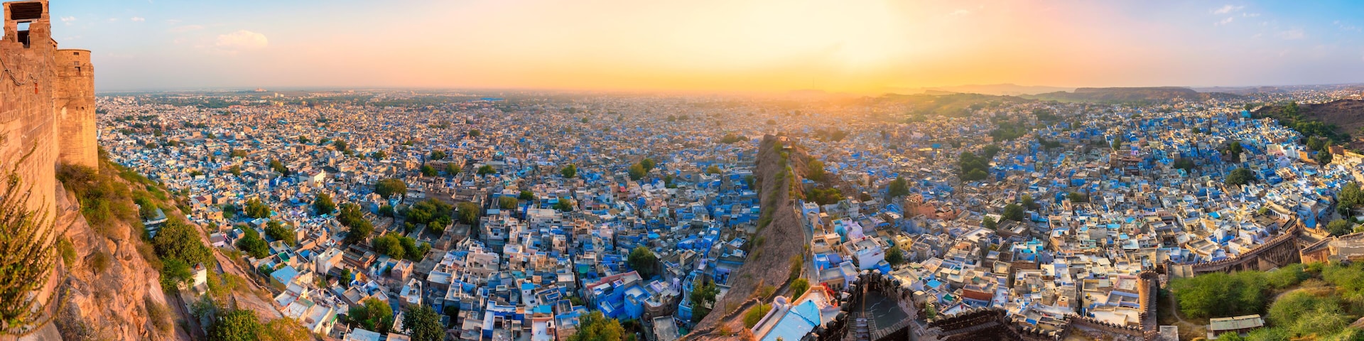 Panorama of Jodhpur from Mehrangarh Fort