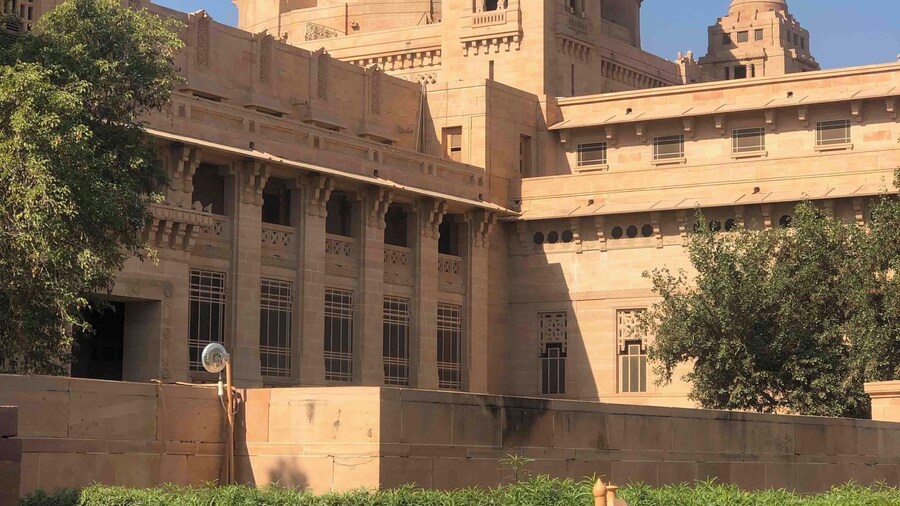 A beautiful palace that is still lived in by the royal family and is also a museum and hotel.