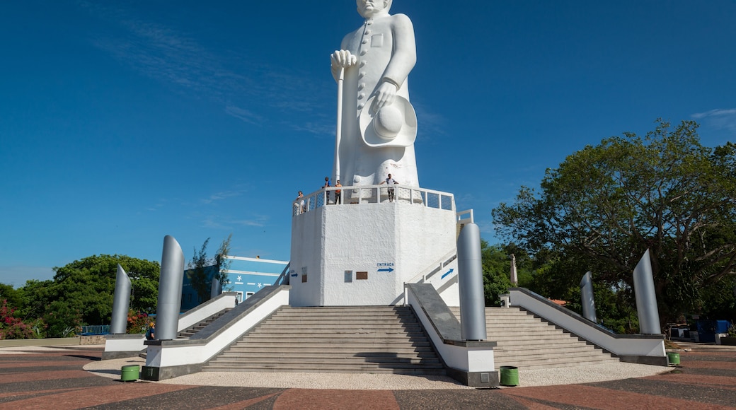 Statue of Padre Cicero, Juazeiro do Norte, Ceara, Brazil on May 3, 2016. He was a Brazilian Catholic priest, very popular and beloved among the people of northeastern Brazil
