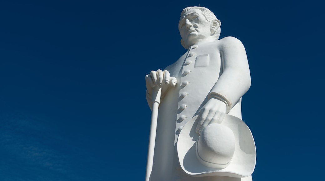 Statue of Padre Cicero, Juazeiro do Norte, Ceara, Brazil on May 3, 2016. He was a Brazilian Catholic priest, very popular and beloved among the people of northeastern Brazil