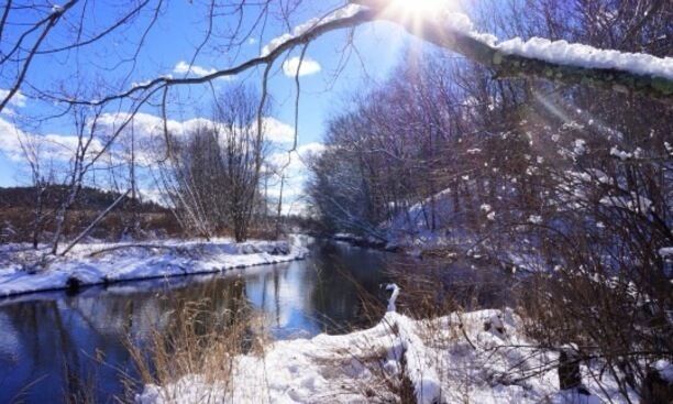 You can easily drive right by the Blackstone river state park but if you find it definitely check it out. #snow