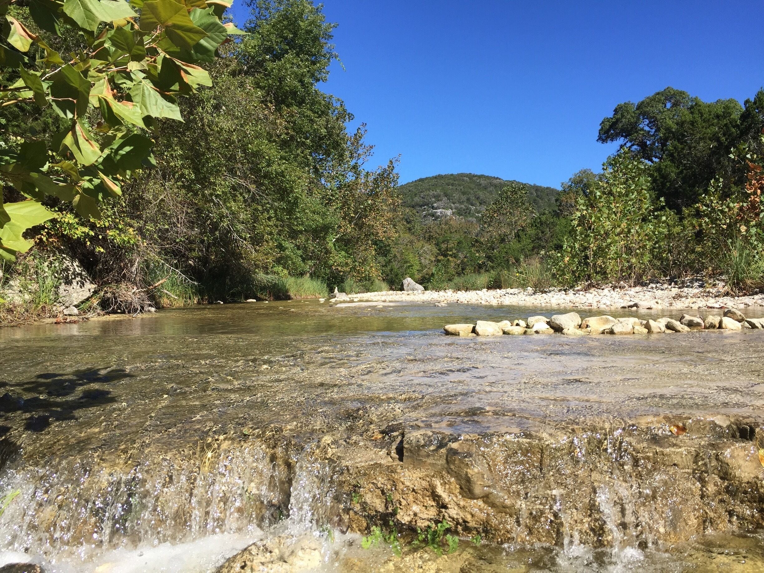Visit when the maples haven't changed yet to avoid the crowds and enjoy the hiking trails in relative solitude. 