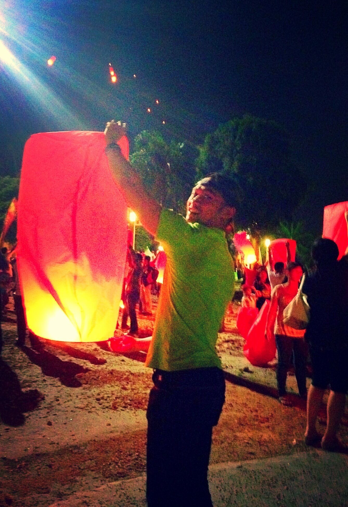 Chinese New Year Lantern Festival in Ancol Marina, Jakarta, Indonesia. 