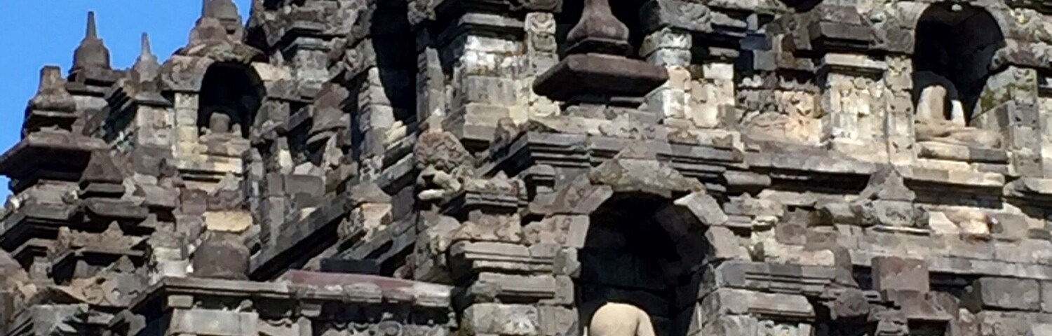Source: Wikipedia
Borobudur, or Barabudur, is a 9th-century Mahayana Buddhist Temple in Magelang, Central Java, Indonesia. The monument consists of six square platforms topped by three circular platforms and is decorated with 2,672 relief panels and 504 Buddha statues. A main dome, located at the center of the top platform, is surrounded by 72 Buddha statues each of which is seated inside a perforated stupa. It is the world’s largest Buddhist temple, as well as one of the greatest Buddhist monuments in the world.
#unesco #architecture
