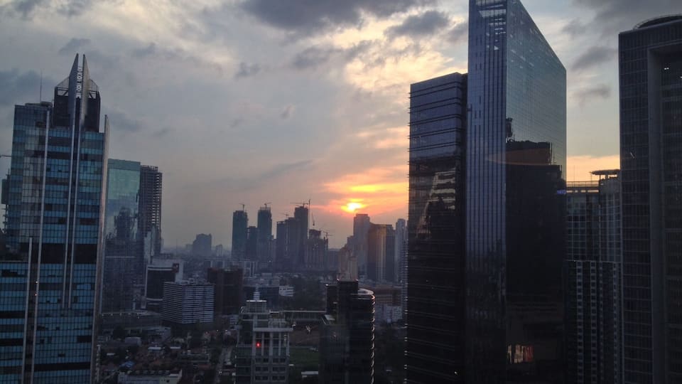 #Jakarta skyline #CityScape #Indonesia #JitTravelDiaries #Asia #Sunset